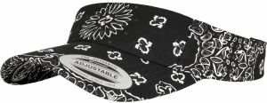 Visor Bandana Print black