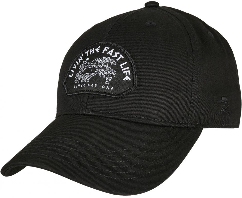 Antique Life Curved Cap black/white
