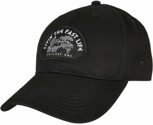 Antique Life Curved Cap black/white