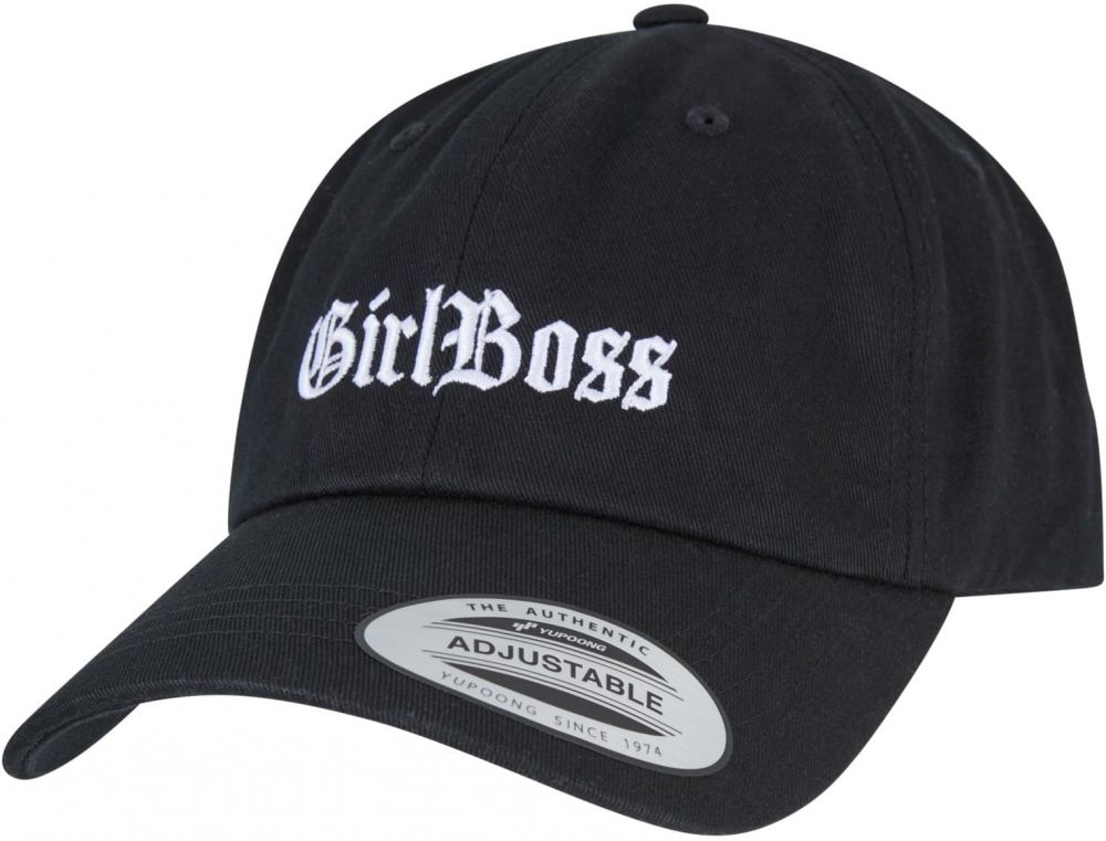 Girl Boss Dad Hat Black
