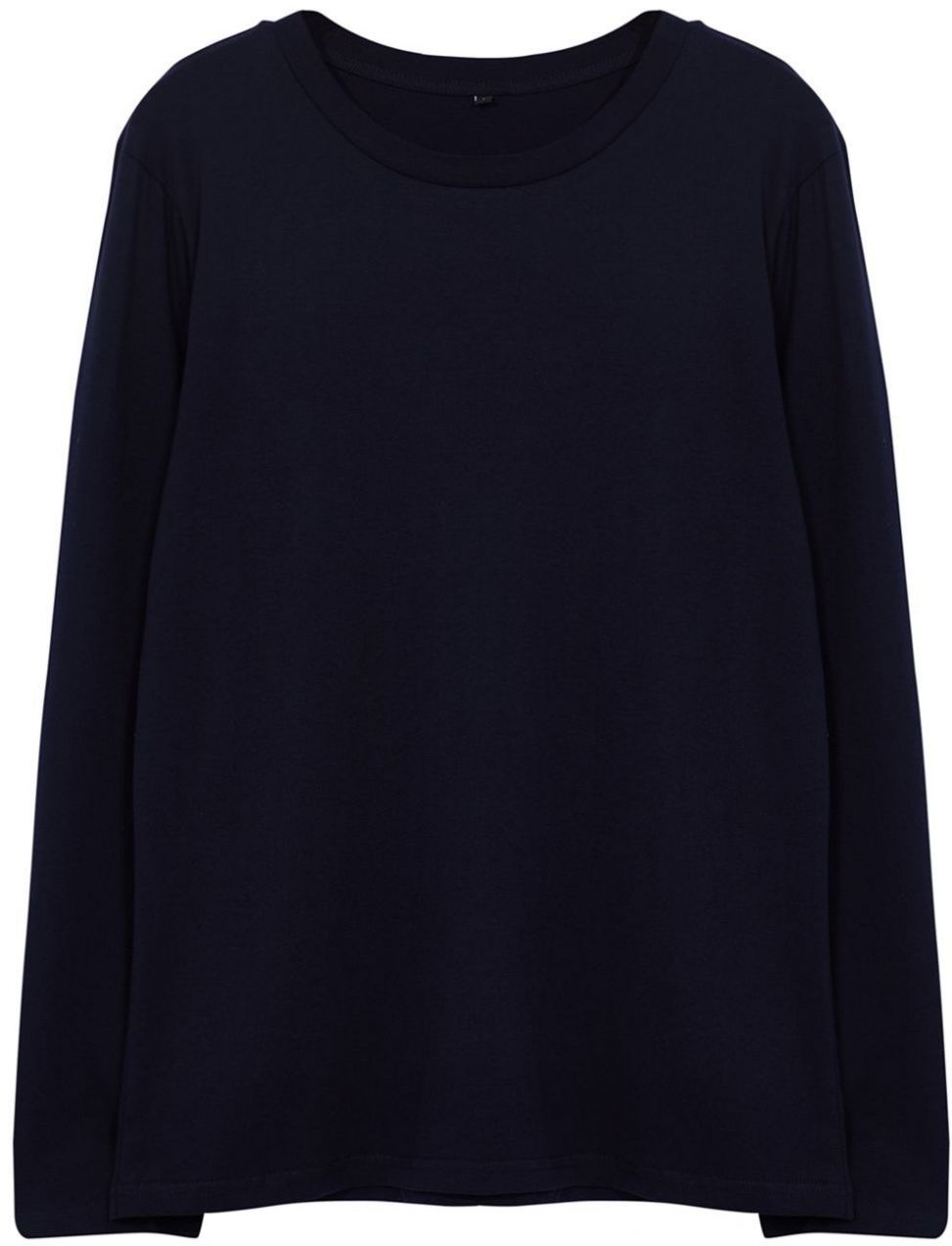 Trendyol Navy Blue Slim/Slim Fit 100% Cotton T-shirt