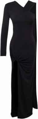 Trendyol Limited Edition Black Knitted Long Evening Evening Dress