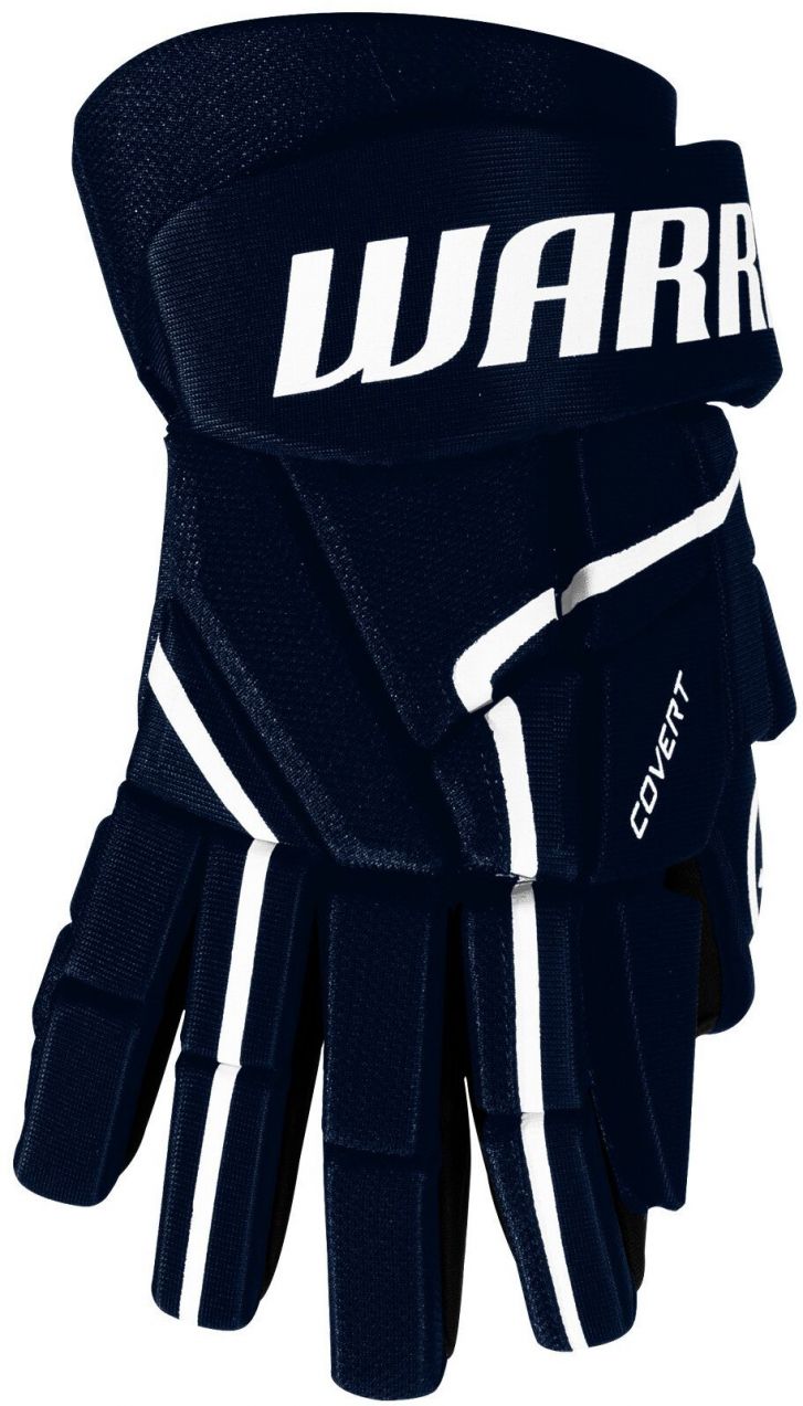 Warrior Covert QR5 40 Navy Junior 12 inch hockey gloves