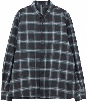 Trendyol Large Size Green Winter Checkered Shirt