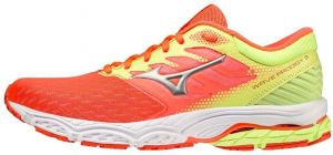 Women's running shoes Mizuno Wave Prodigy 3 Neon Flame/Silver UK 8