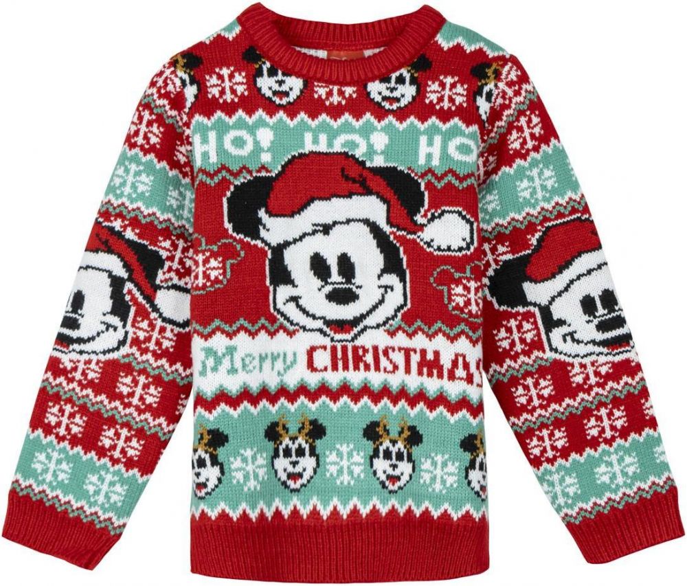 KNITTED JERSEY CHRISTMAS MICKEY