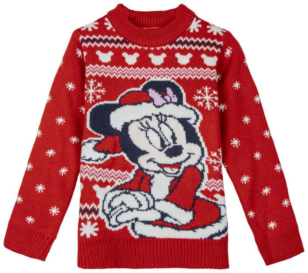 KNITTED JERSEY CHRISTMAS MINNIE