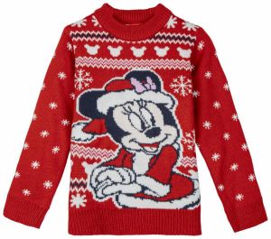 KNITTED JERSEY CHRISTMAS MINNIE