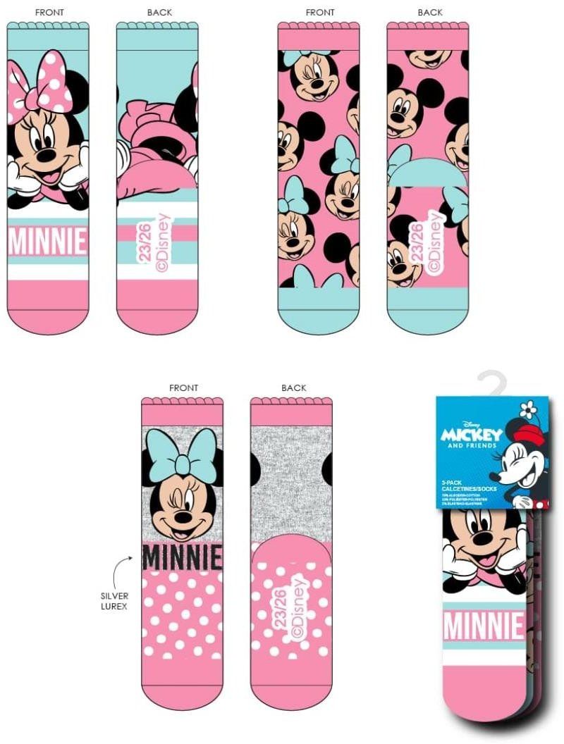 SOCKS PACK 3 PIECES MINNIE
