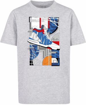 Children's T-shirt Sneaker Collage heather gray