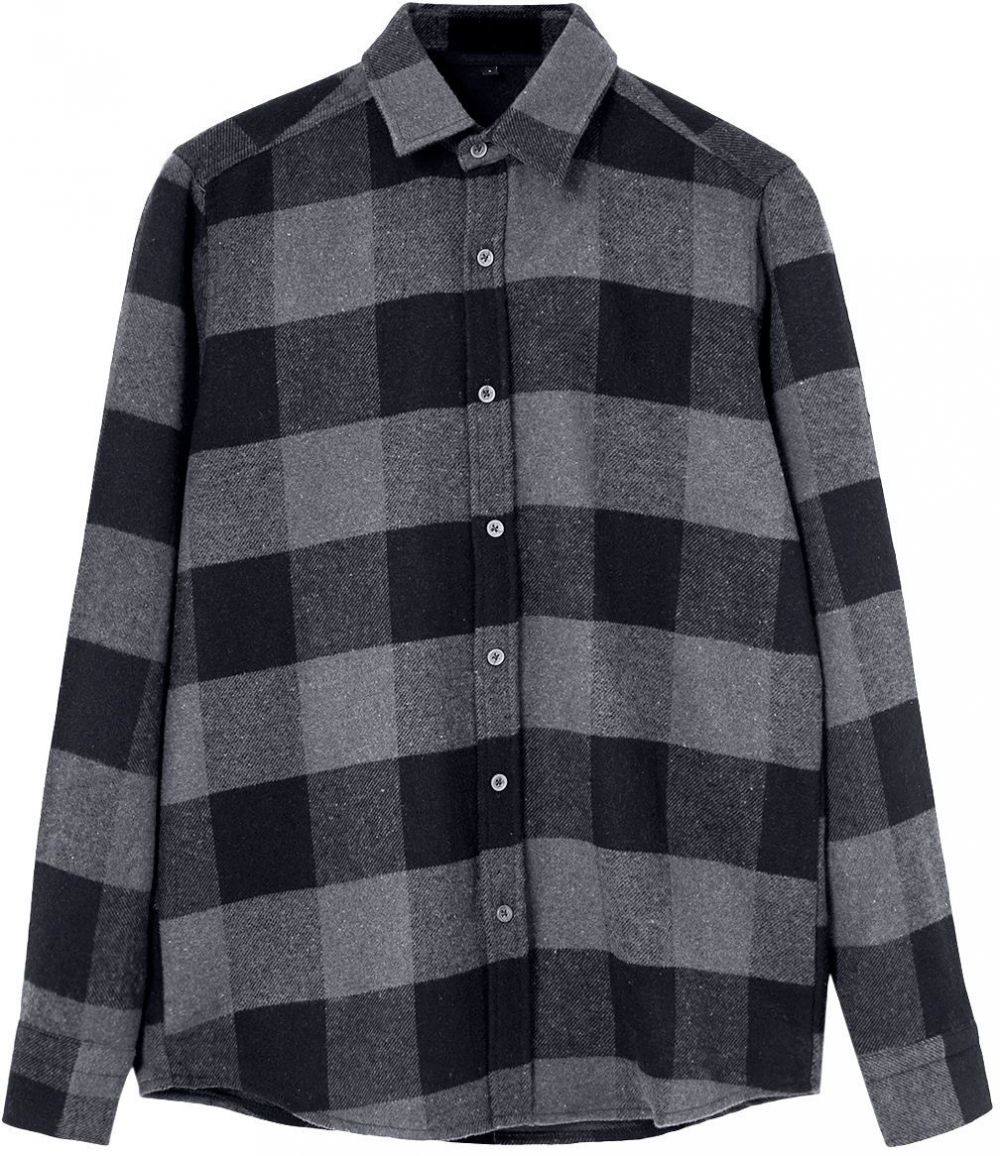 Trendyol Black Regular Fit Winter Checkered Lumberjack Shirt