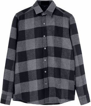 Trendyol Black Regular Fit Winter Checkered Lumberjack Shirt
