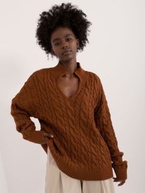 Brown oversize sweater