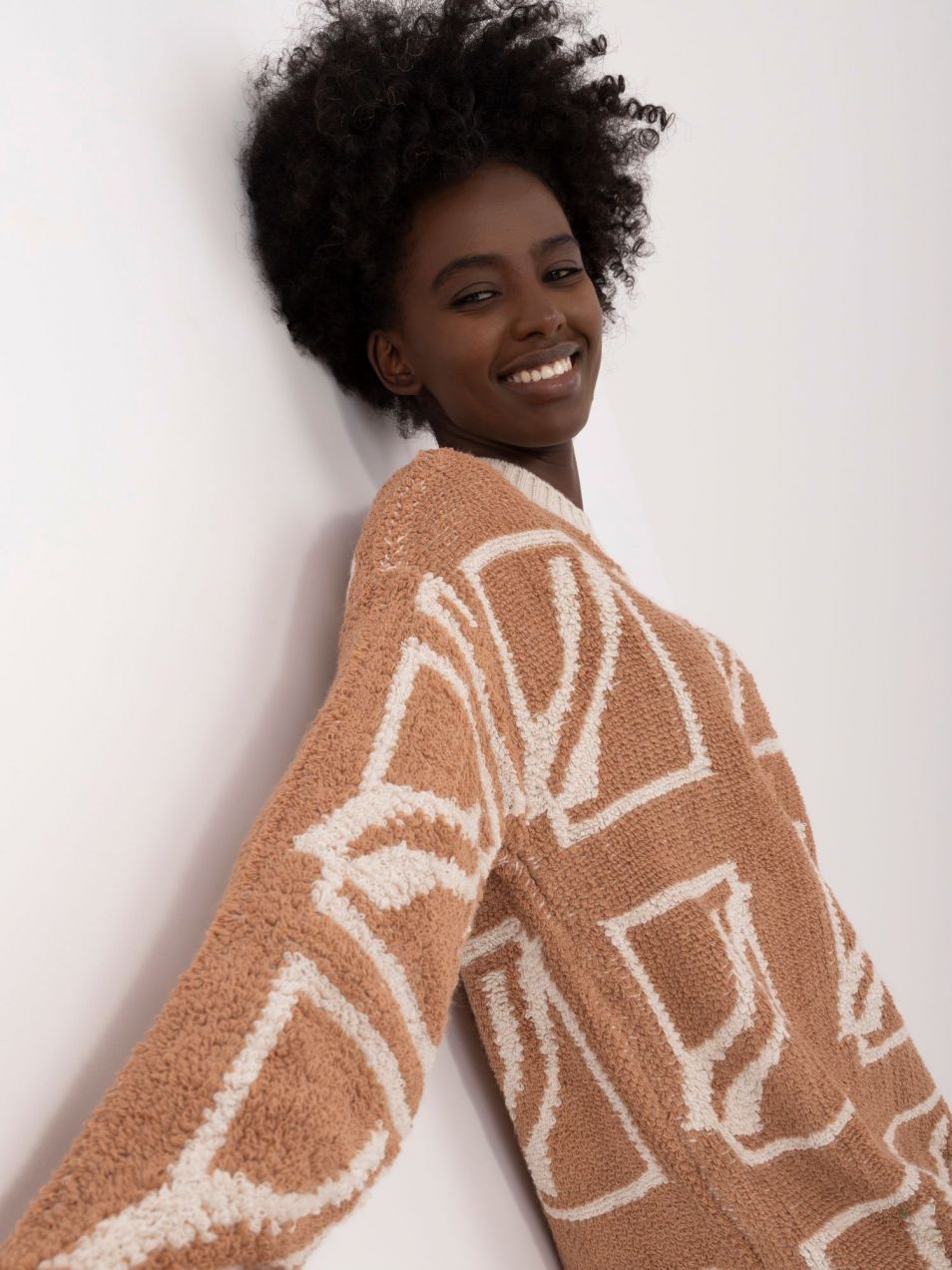 Brown oversize sweater