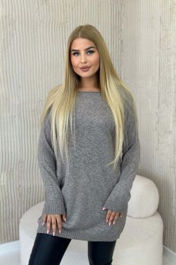 Viscose sweater with pockets cappuccino