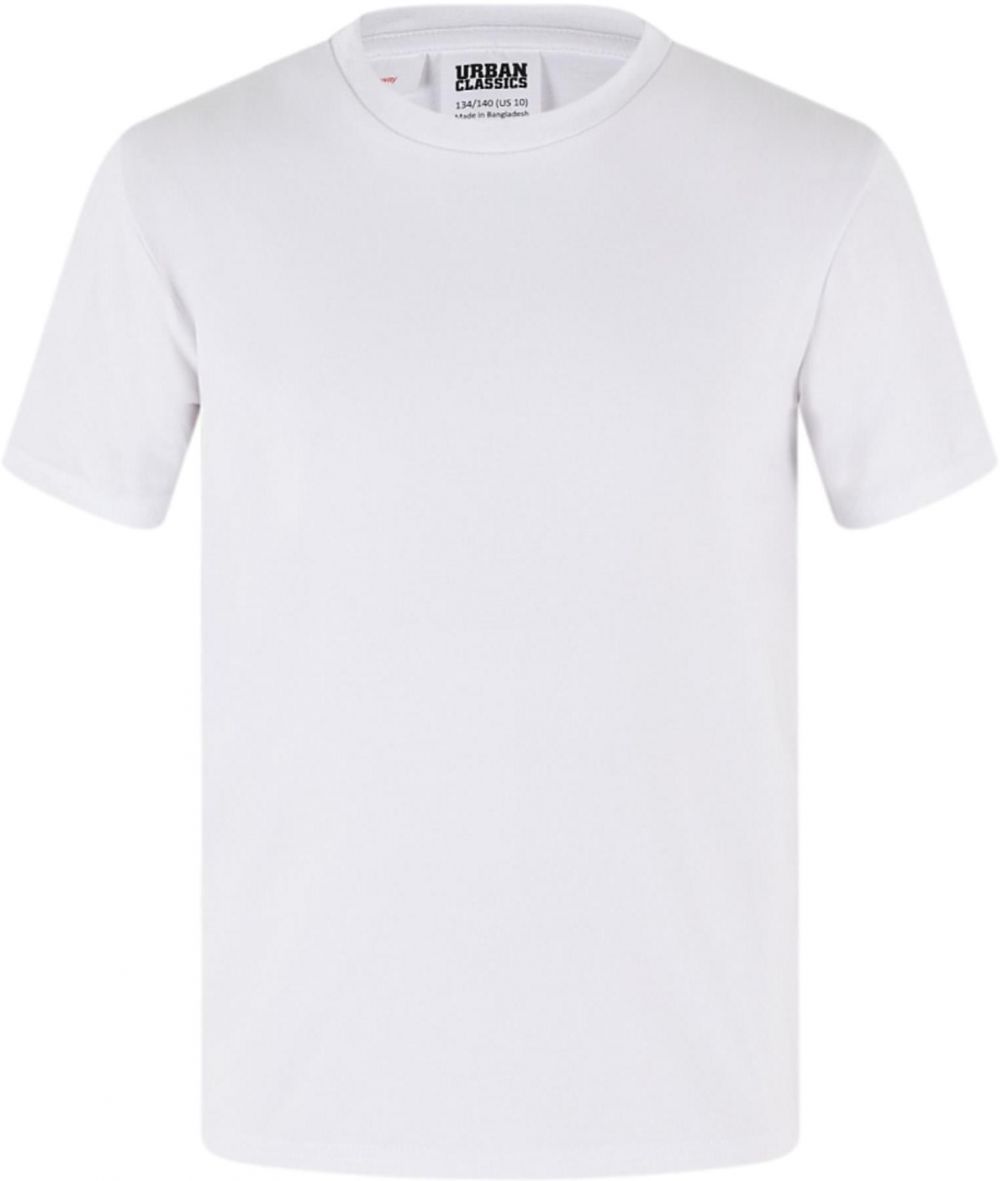 Girls' stretch T-shirt Jersey white
