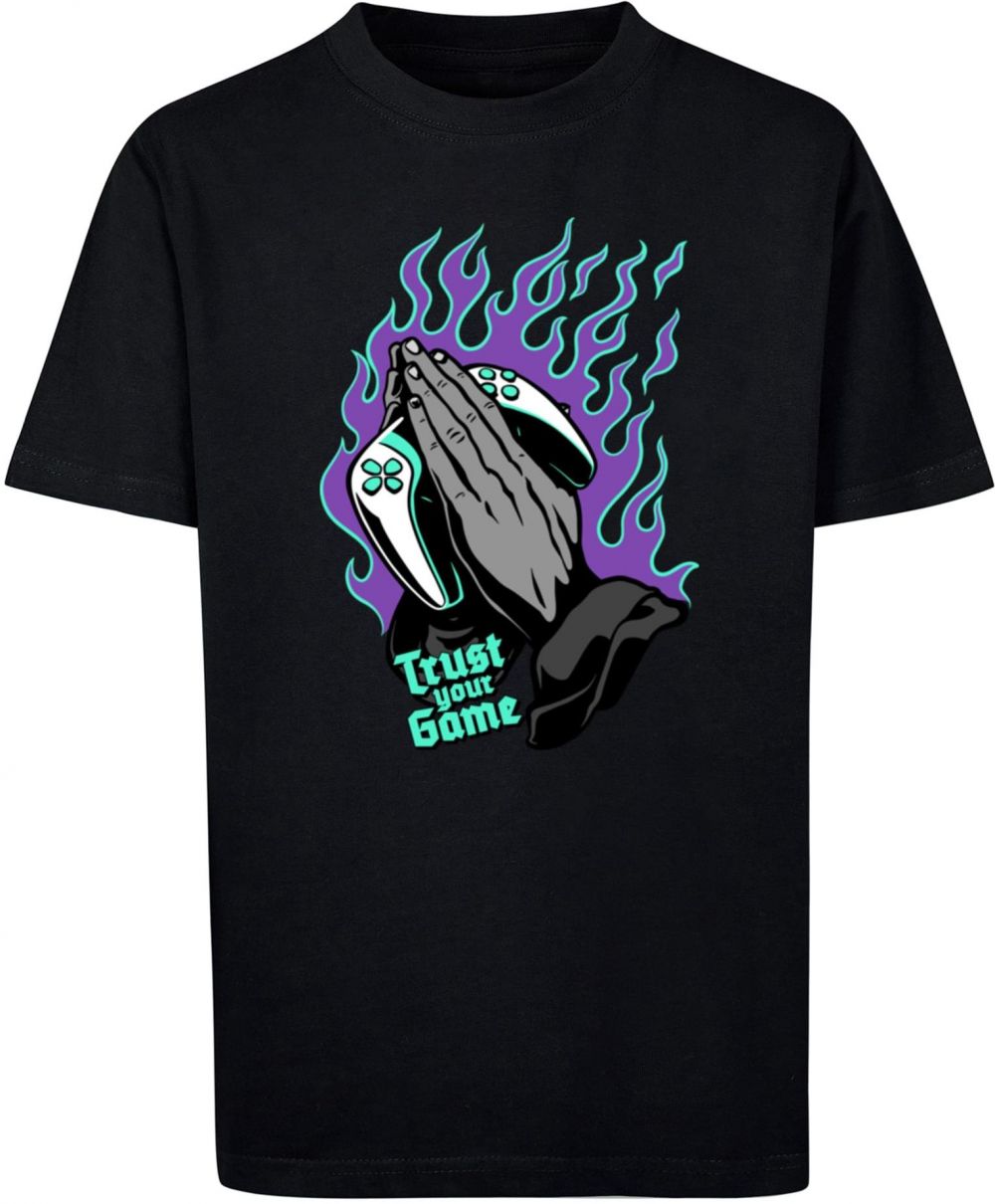Children's T-shirt Trust Your Game black