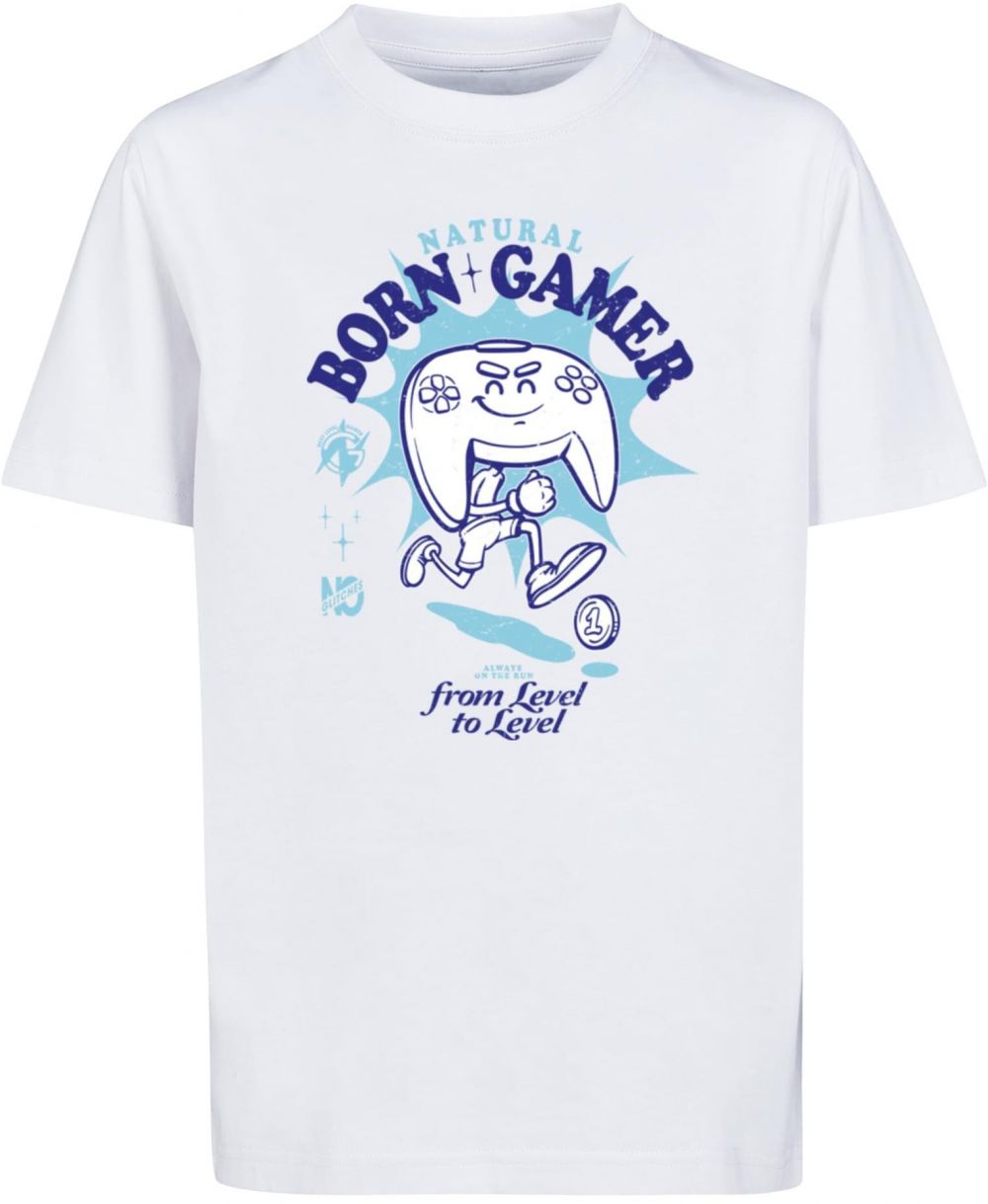 Children's T-shirt Natural Born Gamer Vintage white