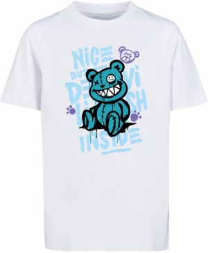 Children's T-shirt Nice But Devilish white