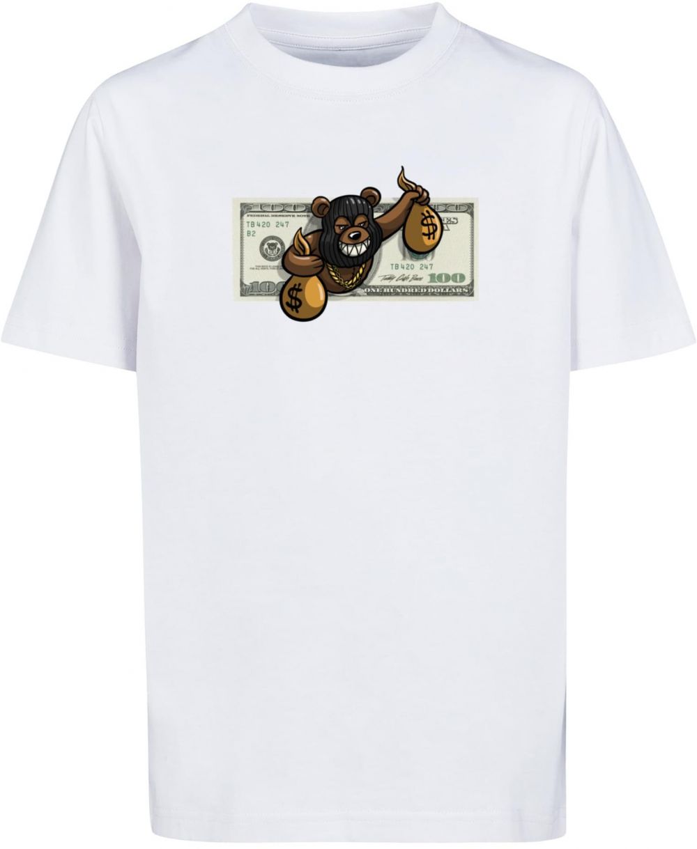 Children's T-shirt Money Bear white