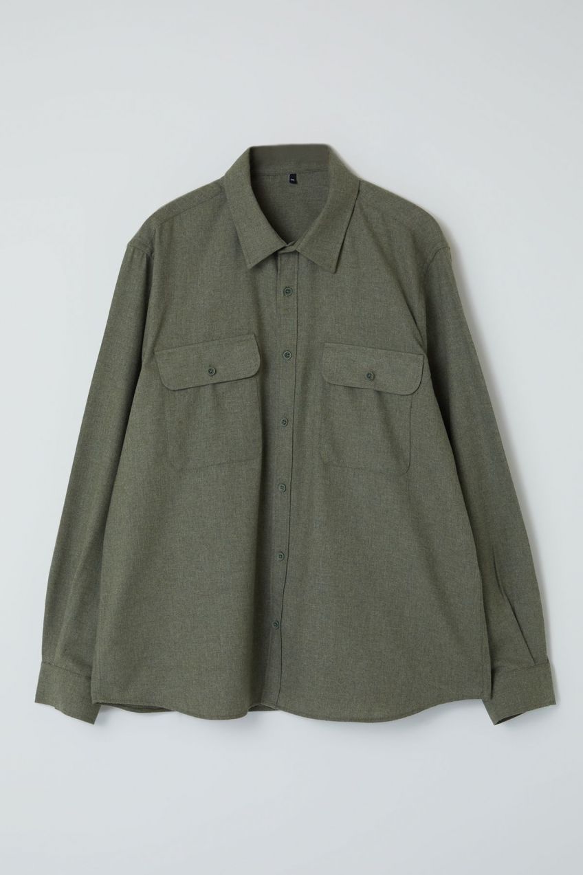 Trendyol Large Size Khaki Winter Lumberjack Shirt