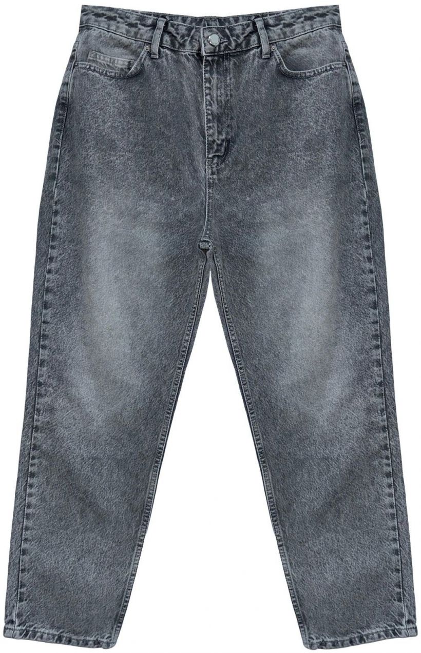 Trendyol Gray High Waist Mom Jeans
