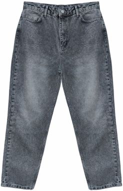 Trendyol Gray High Waist Mom Jeans