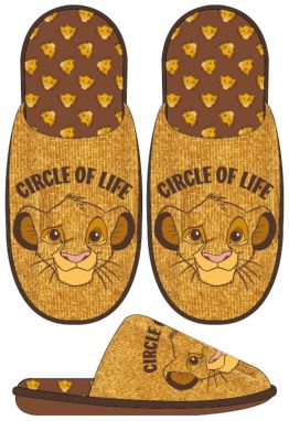 HOUSE SLIPPERS OPEN LION KING