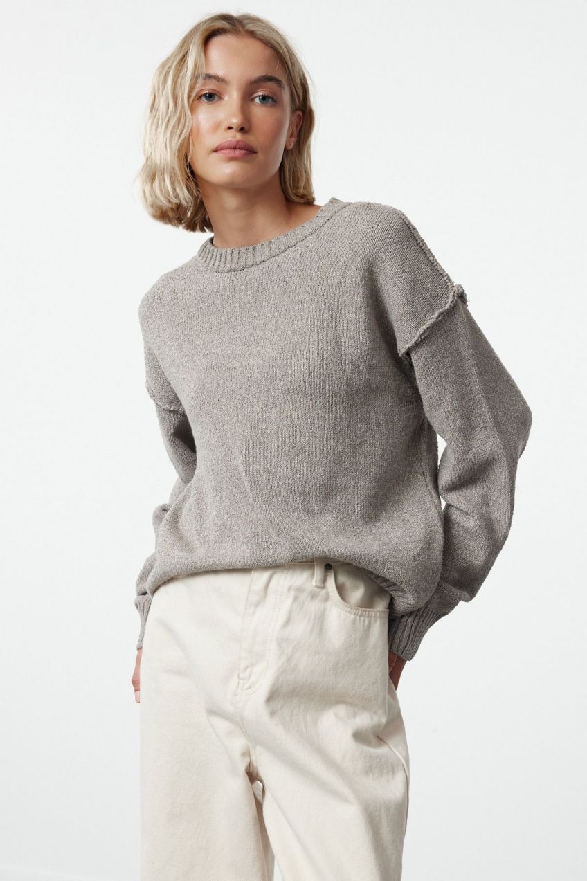 Trendyol Mink More Sustainable Basic Knitwear Sweater