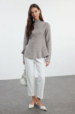Trendyol Mink High Collar Knitwear Sweater