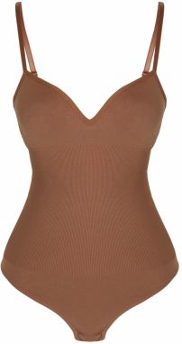 Trendyol Dark Skin Seamless Snap Knit Bodysuit