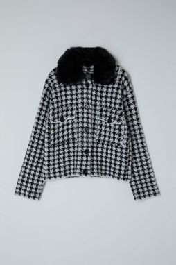 Trendyol Black Soft Texture Für Detail Coat Knitwear Cardigan