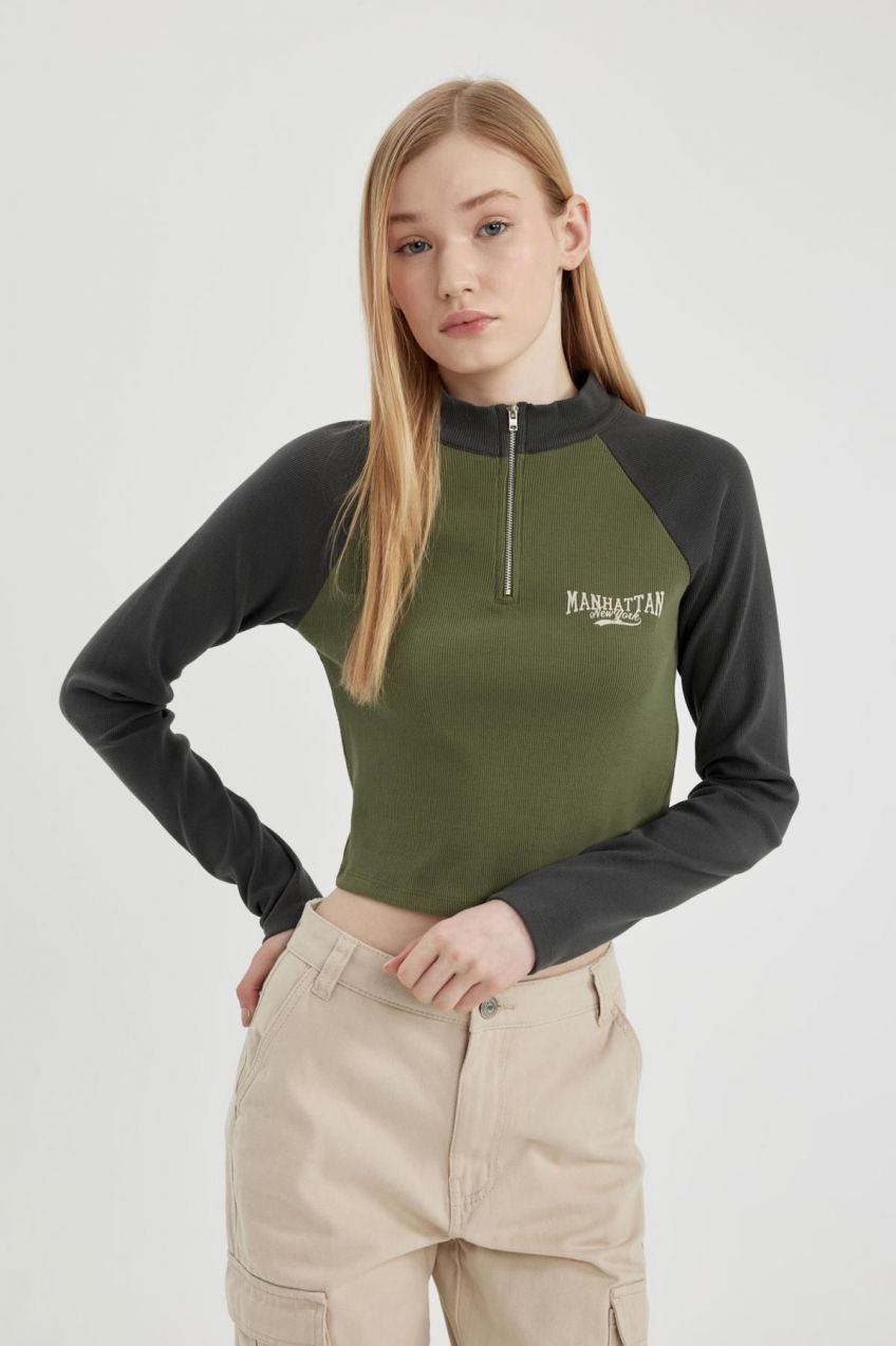 DEFACTO Cool Fitted Long Sleeve T-Shirt