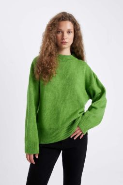 DEFACTO Oversize Fit Half Turtleneck Knitwear Sweater