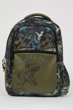 DEFACTO Boy Patterned Canvas School Bag