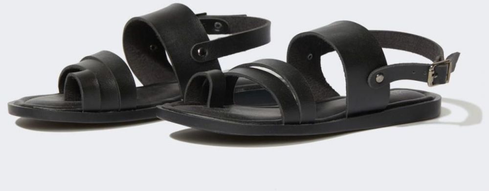 DEFACTO Women's Slip On Flat Heel Sandals