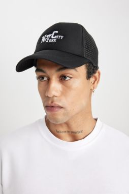 DEFACTO Men's Printed Baseball Basketball Cap