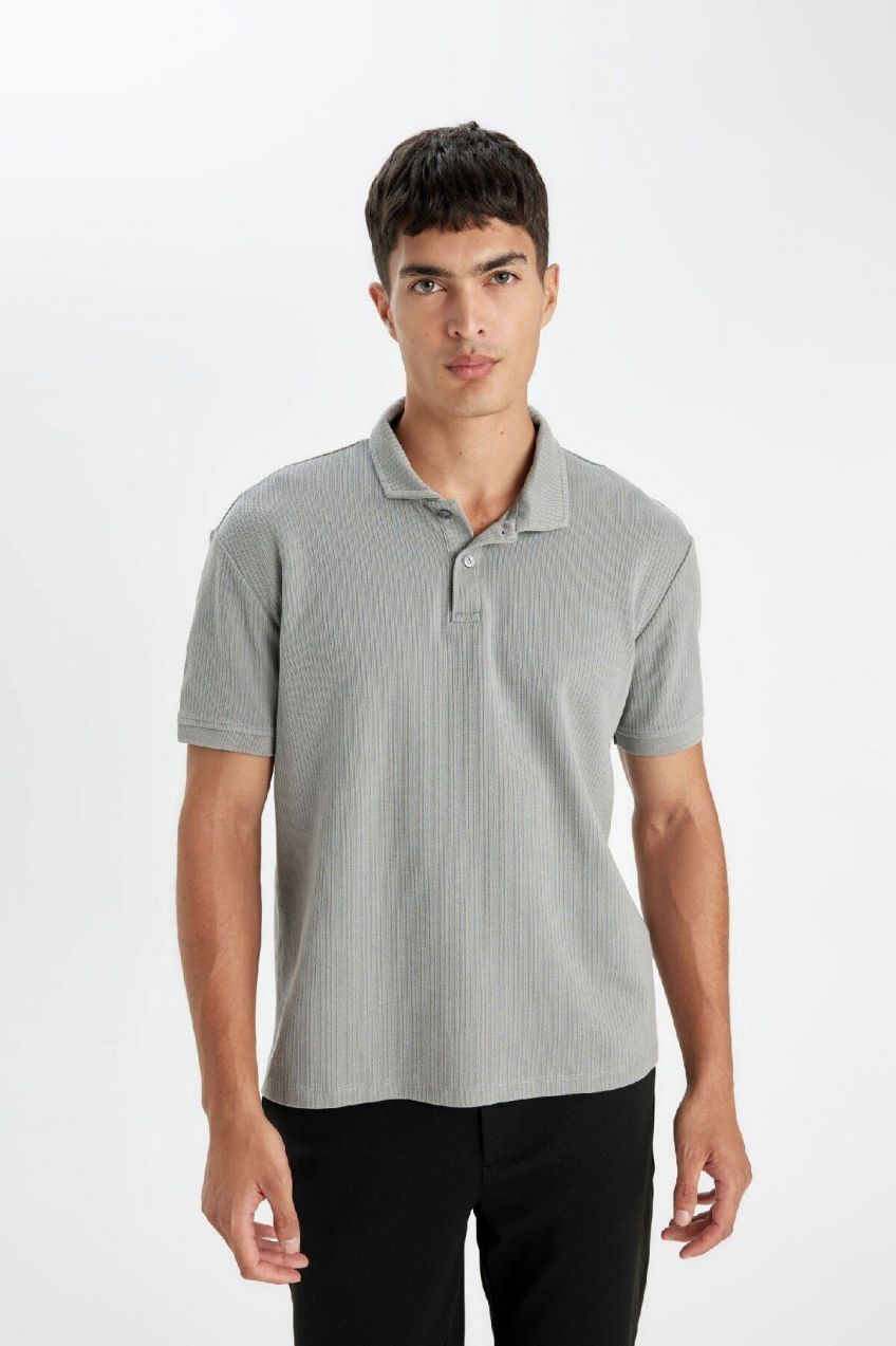 DEFACTO Regular Fit Short Sleeve Polo Shirt D4814AX24SM
