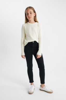 DEFACTO Girl Skinny Fit Skinny Leg Trousers