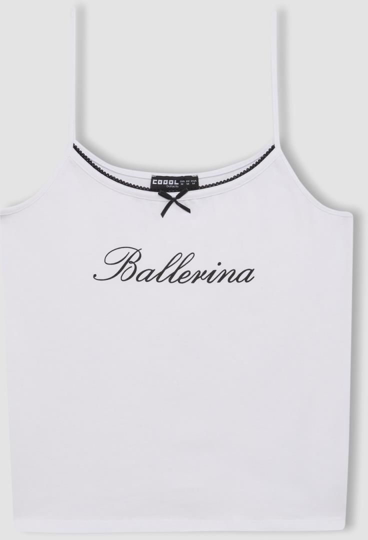 DEFACTO Cool Fitted Printed Lace Collar Undershirt