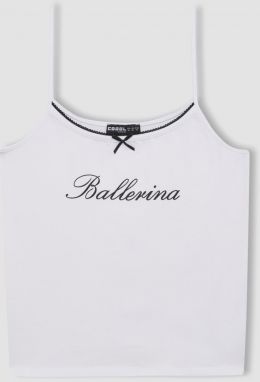 DEFACTO Cool Fitted Printed Lace Collar Undershirt