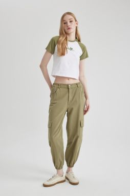 DEFACTO Coool Cargo Jogger Gabardine Trousers