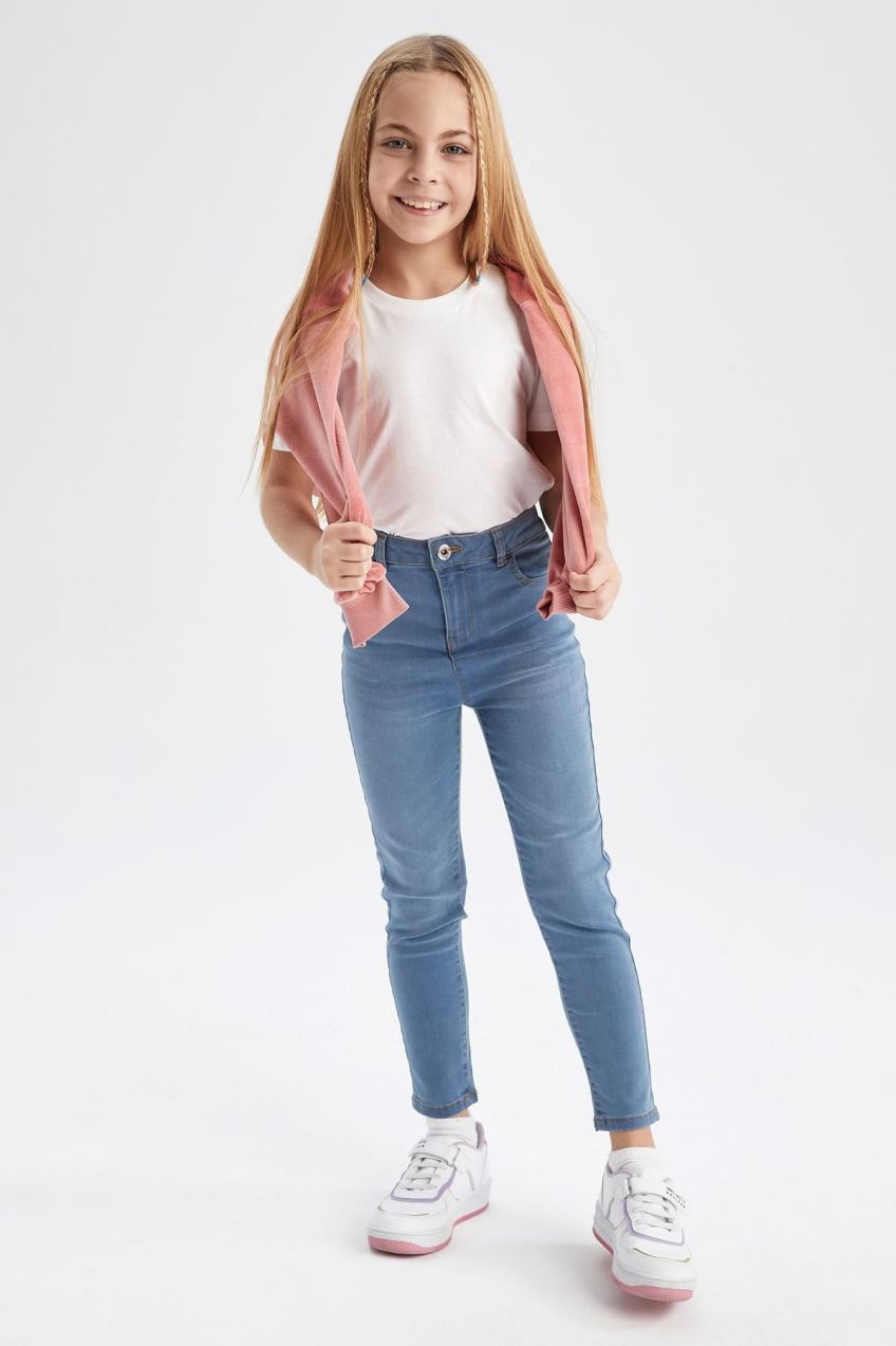 DEFACTO Girl Skinny Fit Skinny Leg Jeans