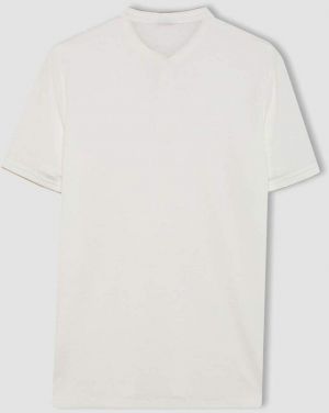 DEFACTO Modern Fit Stand Collar Short Sleeve Polo T-Shirt