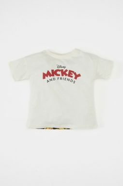 DEFACTO Baby Boy Disney Mickey & Minnie Short Sleeve T-Shirt