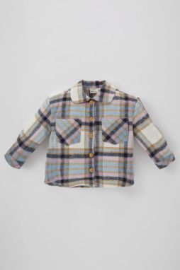 DEFACTO Baby Girl Flannel Long Sleeve Shirt