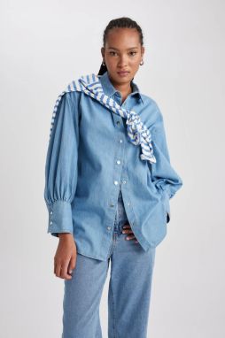 DEFACTO Fashion Fit Jean Shirt