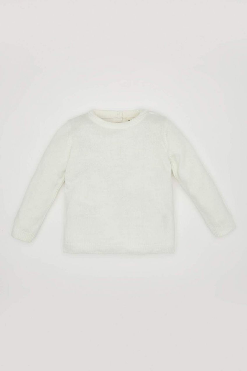 DEFACTO Baby Girl Crew Neck Sweater