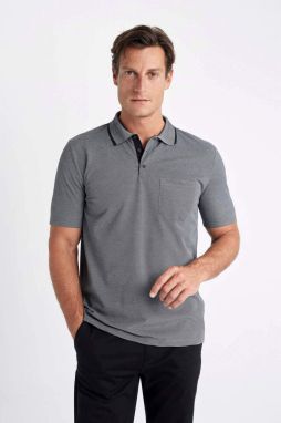 DEFACTO Regular Fit Basic Short Sleeve Polo T-Shirt X7133az23sm