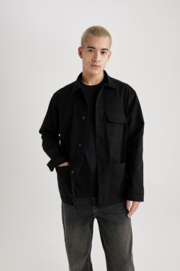 DEFACTO Relax Fit Cotton Long Sleeve Shirt